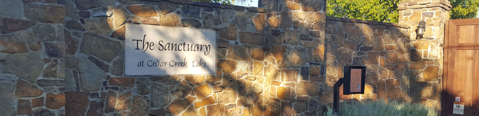 About The Sanctuary at Cedar Creek Lake